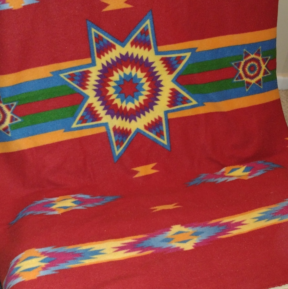 Polyester throw with design - Picture 6 of 8